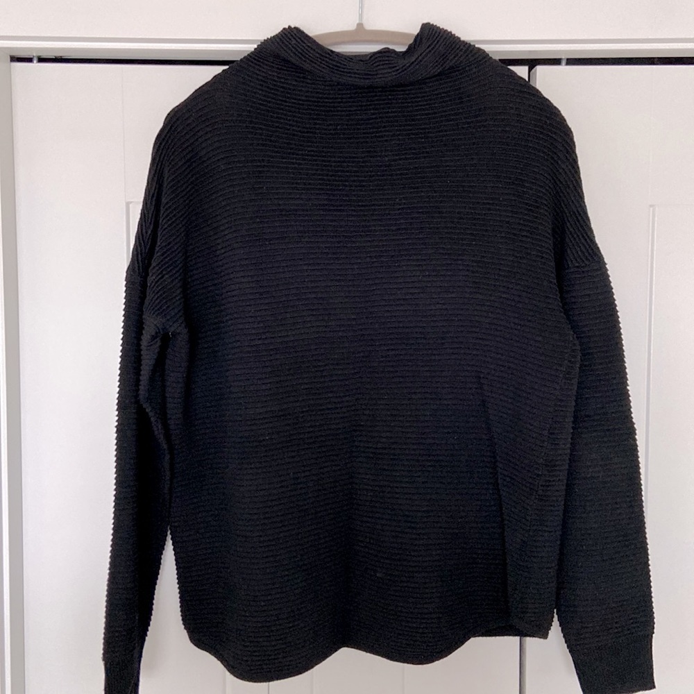 DYNAMITE Ribbed Cowl-neck Sweater | Size L - Picture 4 of 4